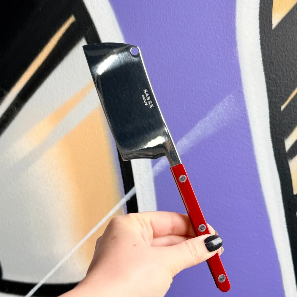 Sabre Cheese Cleaver Burgundy