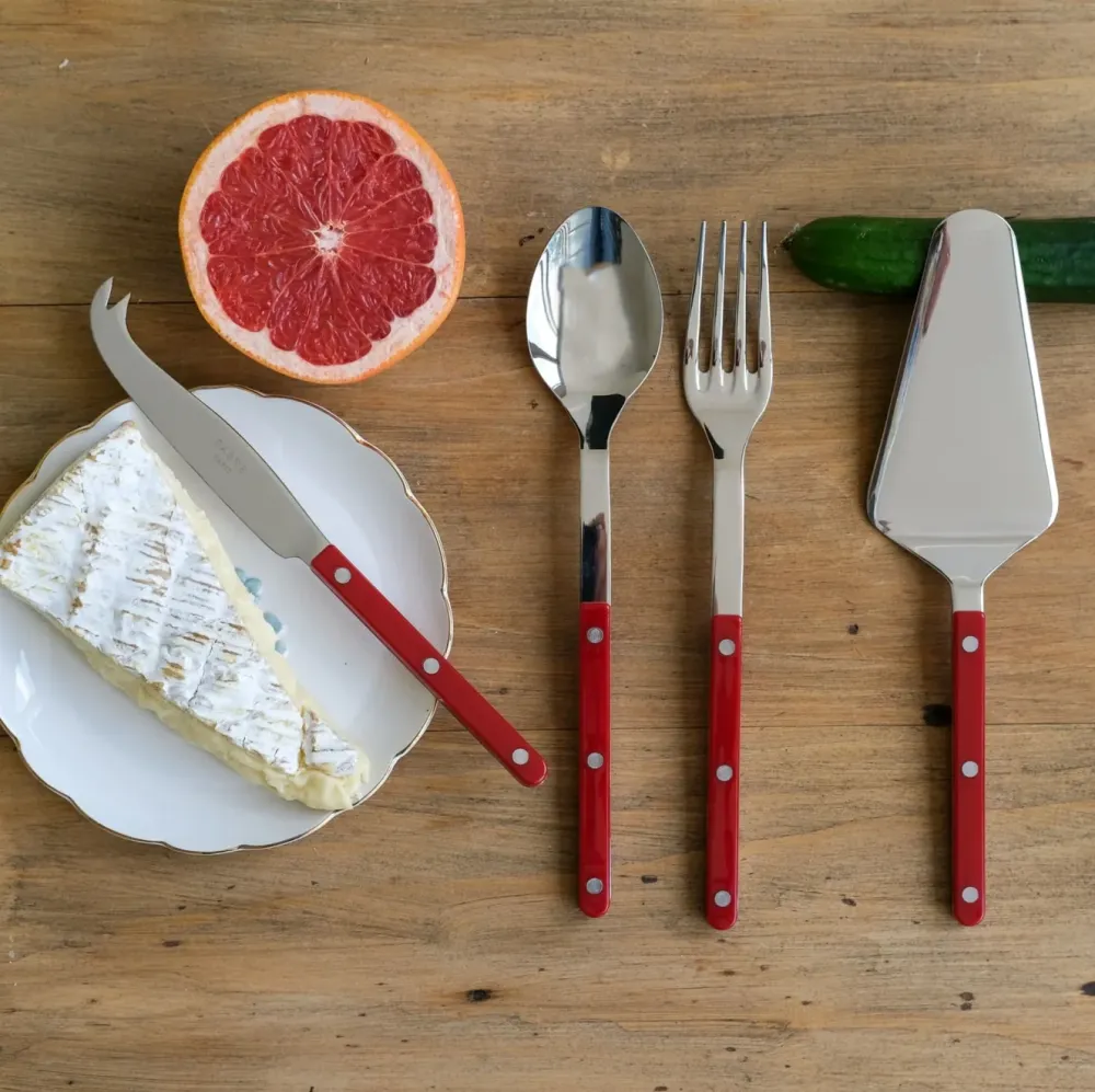 Sabre Cheese Knife Burgundy