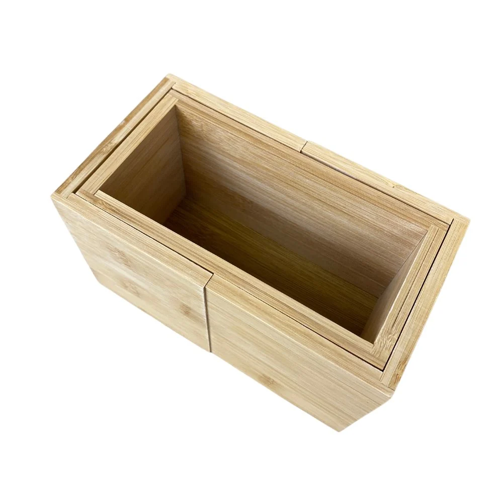 Bestikkasse justerbar - i bambus - 18/27x10x12 cm