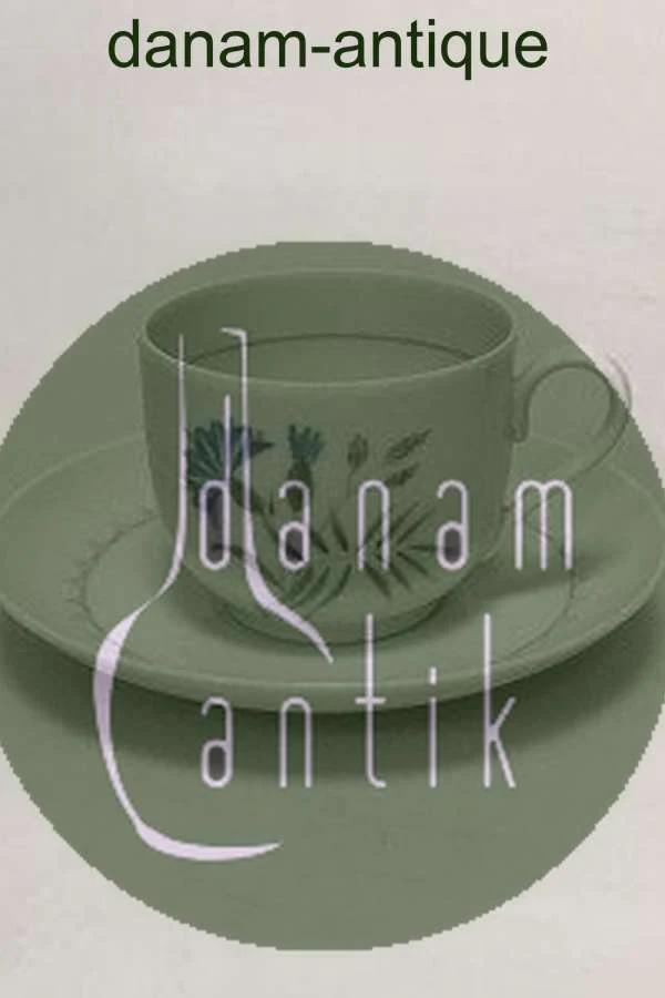 Bing & Grøndahl Demeter / Hvid Kornblomst Kaffe og Underkop No 102