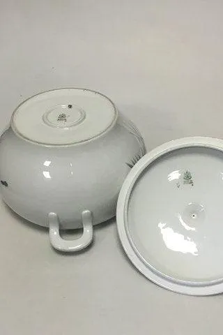 Bing & Grøndahl Hvid Demeter / Kornblomst Terrin No 3