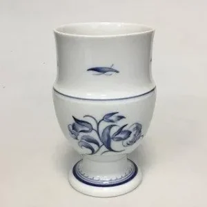 Bing & Grøndahl Jubilæumsstel / Blå Nellike Vase