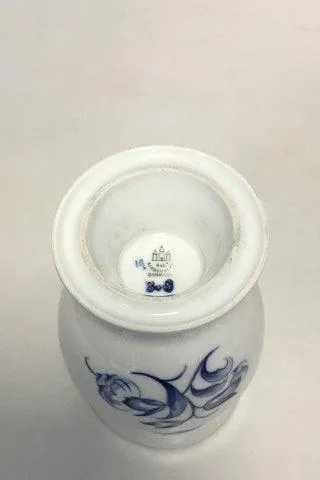 Bing & Grøndahl Jubilæumsstel / Blå Nellike Vase