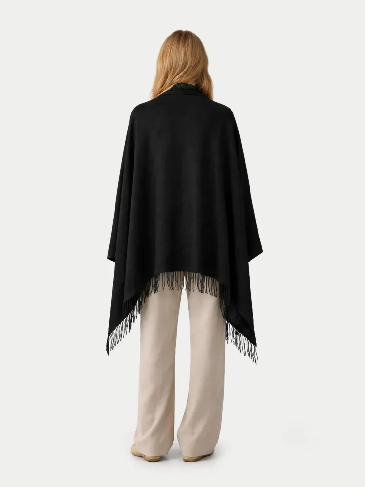 Cashmere Large Tæppe Frynser Gobi Cashmere