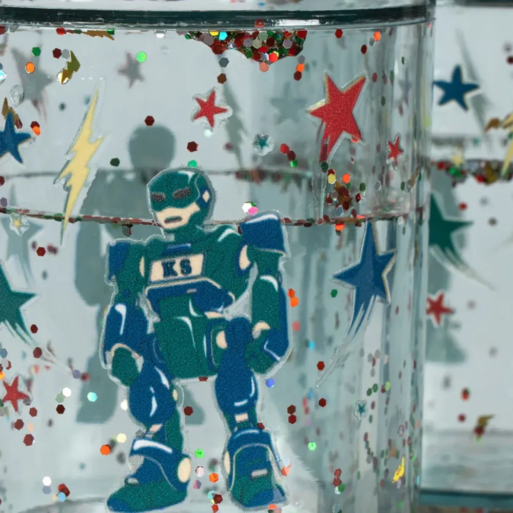 Glitter Drikkeglas