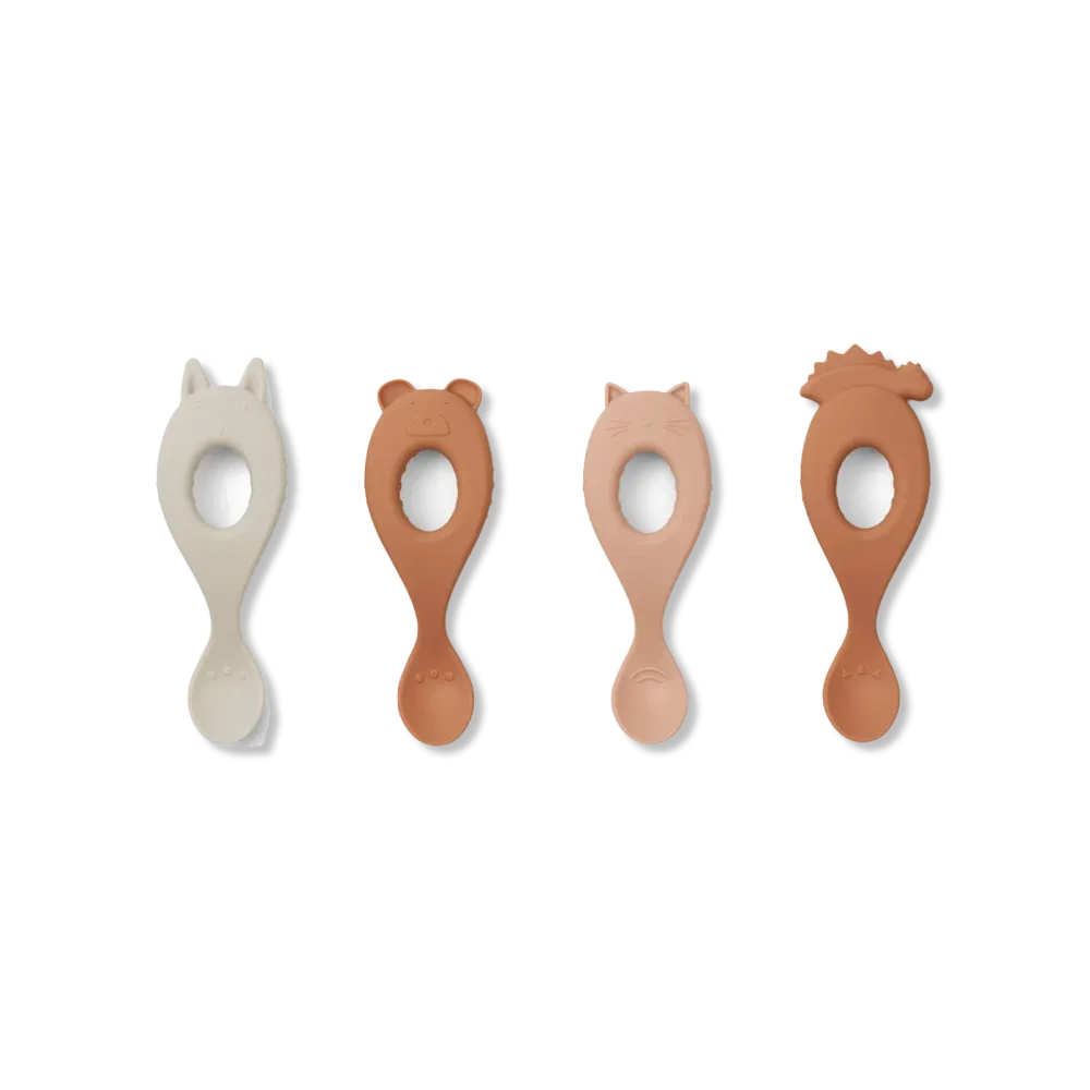 Liva silicone spoon 4-pack bestik