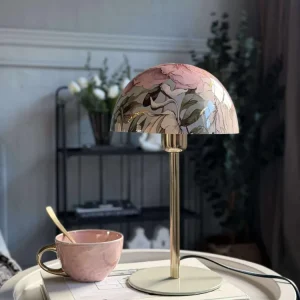 Bordlampe flower / gold
