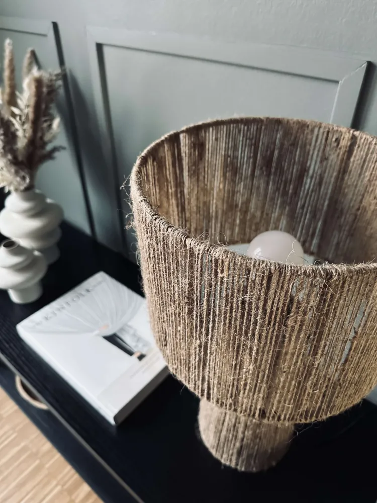 Bordlampe Jute
