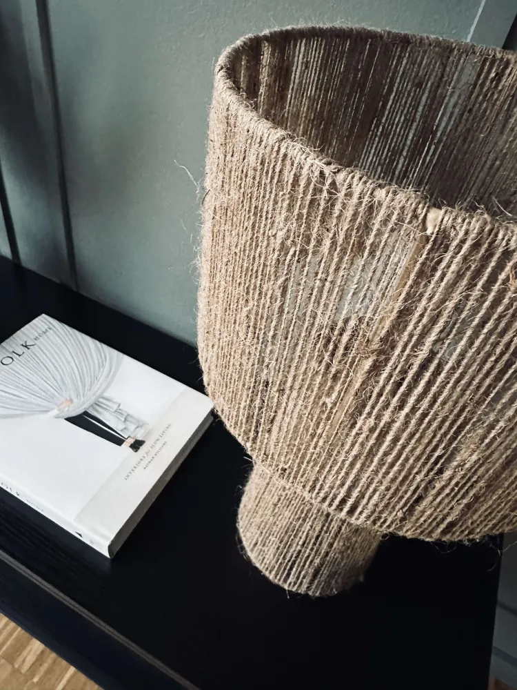 Bordlampe Jute