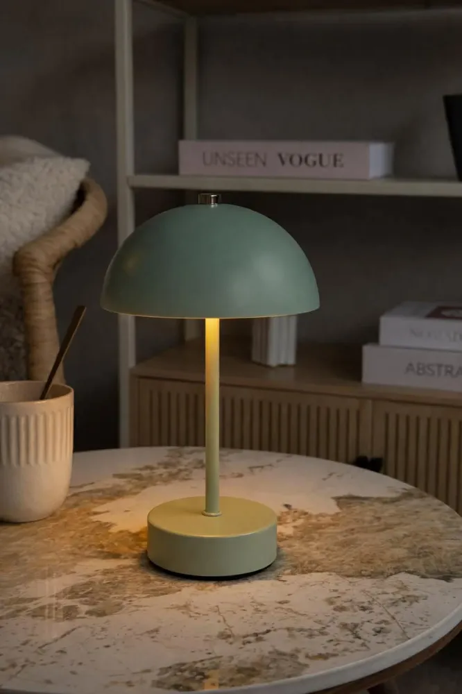 Bordlampe med touch - Grøn