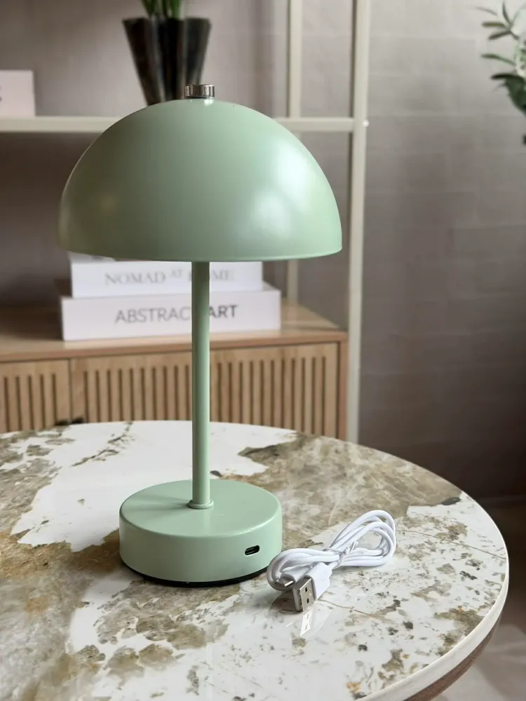 Bordlampe med touch - Grøn