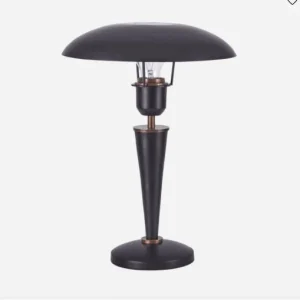 Bordlampe, Opal, Sort