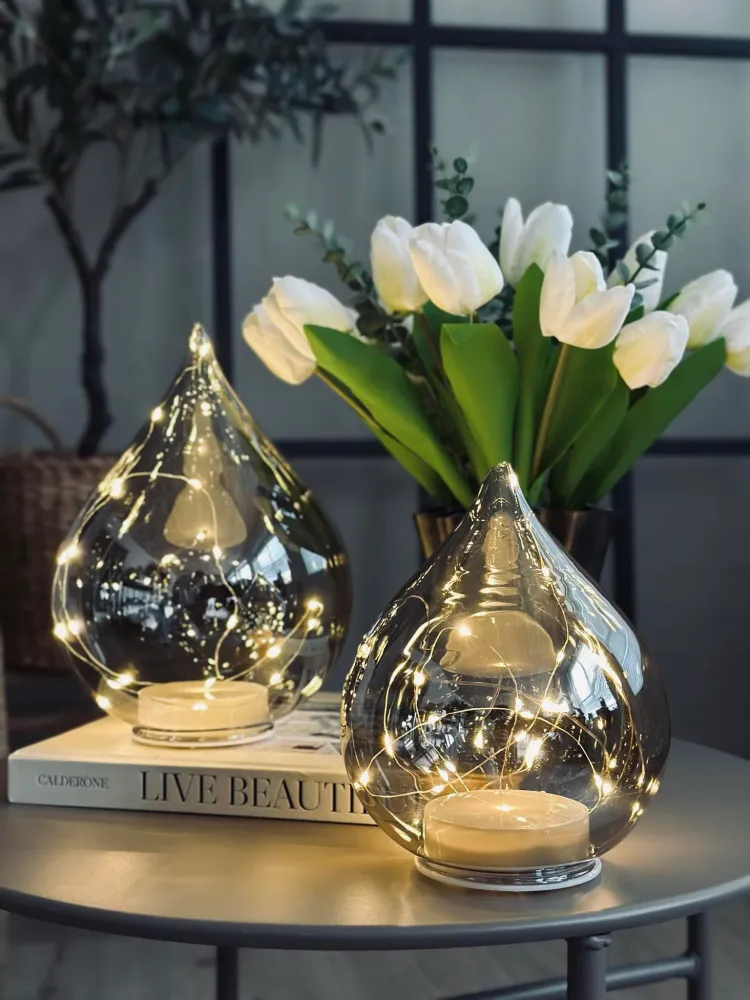 Drop led lampe - 19 cm