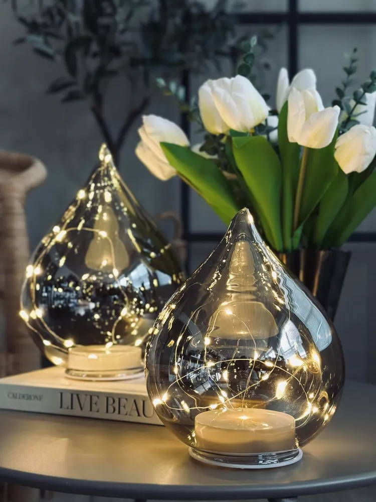 Drop led lampe - 19 cm