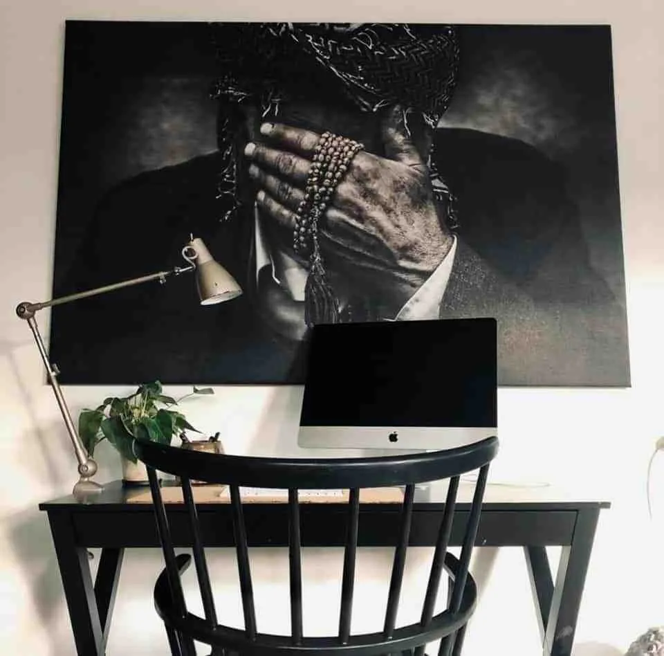 Gl. Fransk arkitektlampe med knæk