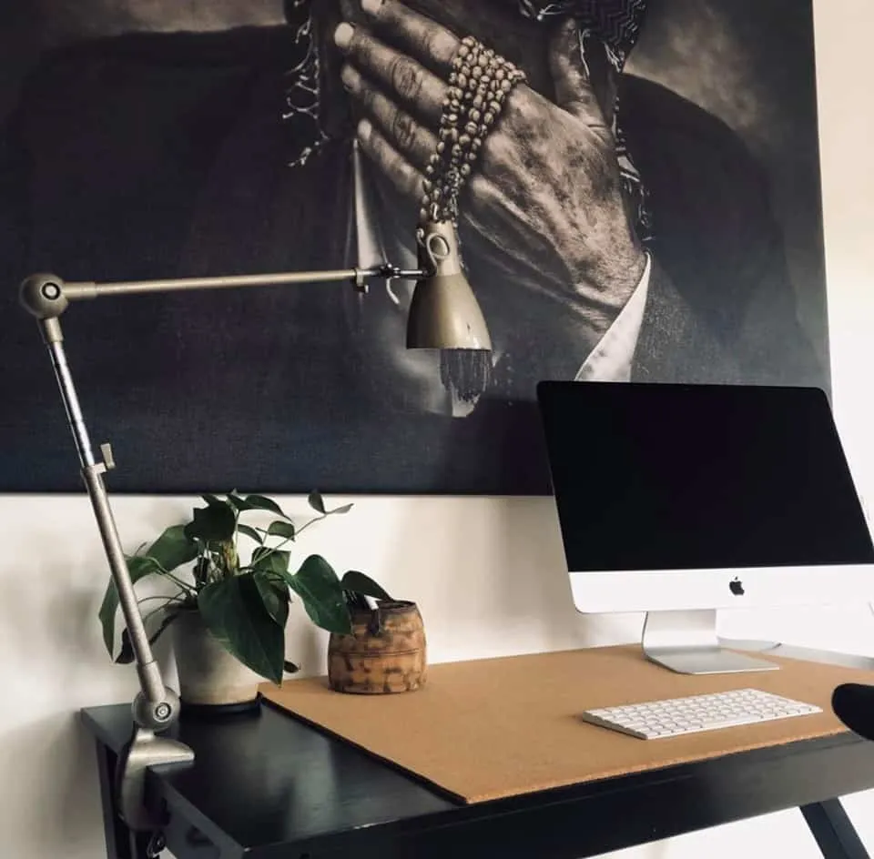 Gl. Fransk arkitektlampe med knæk