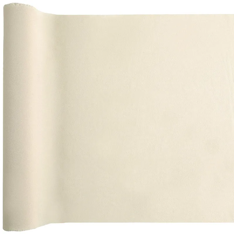 Beige stof bordløber, 3 m.