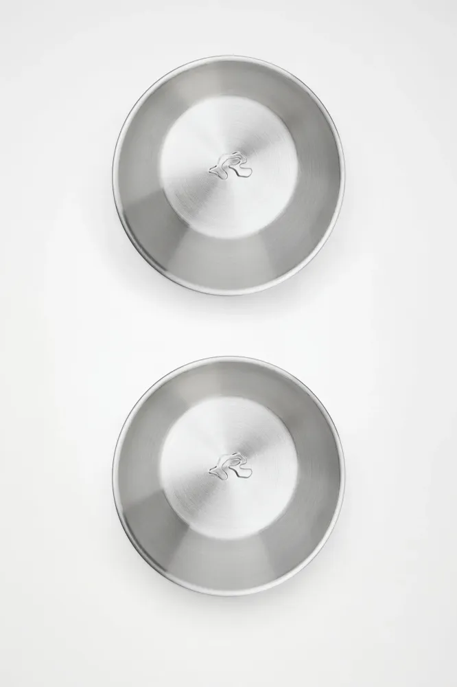 Stainless Steel 2-Pack Bowls