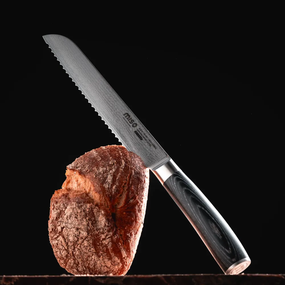 Miso Cookware - Damascus Specialist Brødkniv - 20 cm / 8"