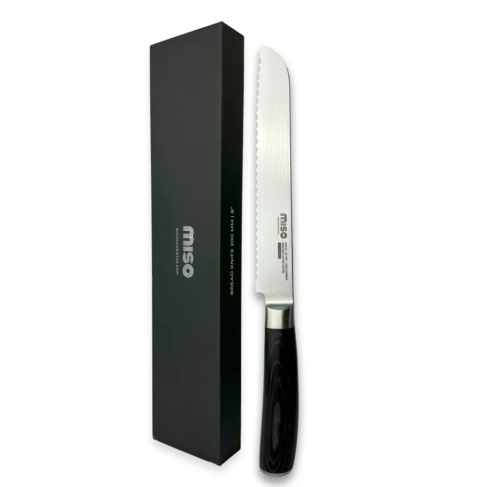 Miso Cookware - Damascus Specialist Brødkniv - 20 cm / 8"