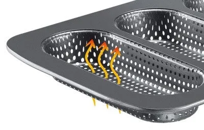 Brødform til portable baguettes og pølsebrød - Westmark