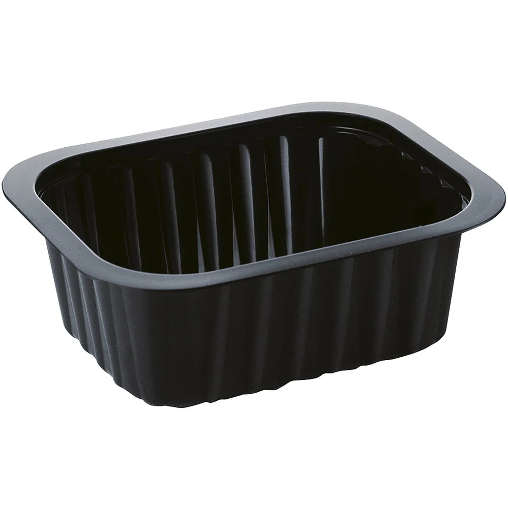Bakke 1-rum 1/8 GN 470 ml 138x114x53 mm PP Sort,300 stk/krt