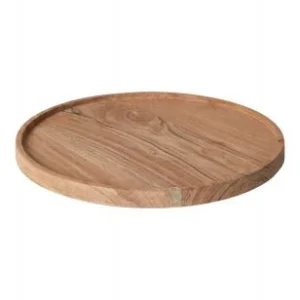 Fad med kant rund Ø25 cm akacie naturel