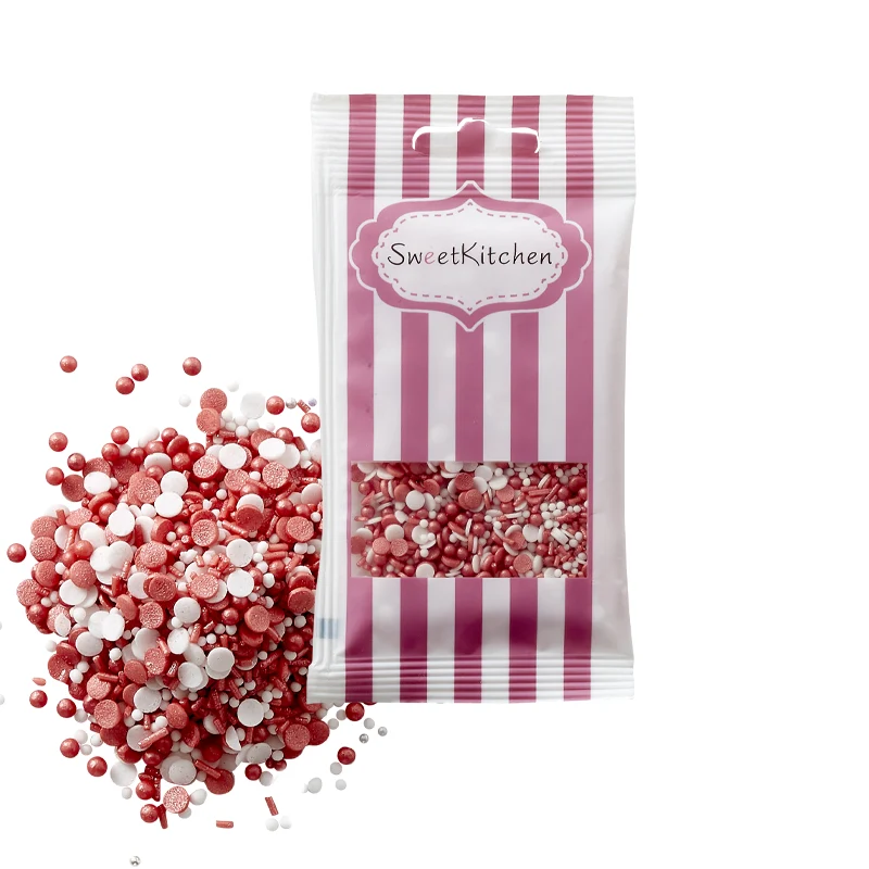 Sweetkitchen fødselsdagsmix rød og ivory