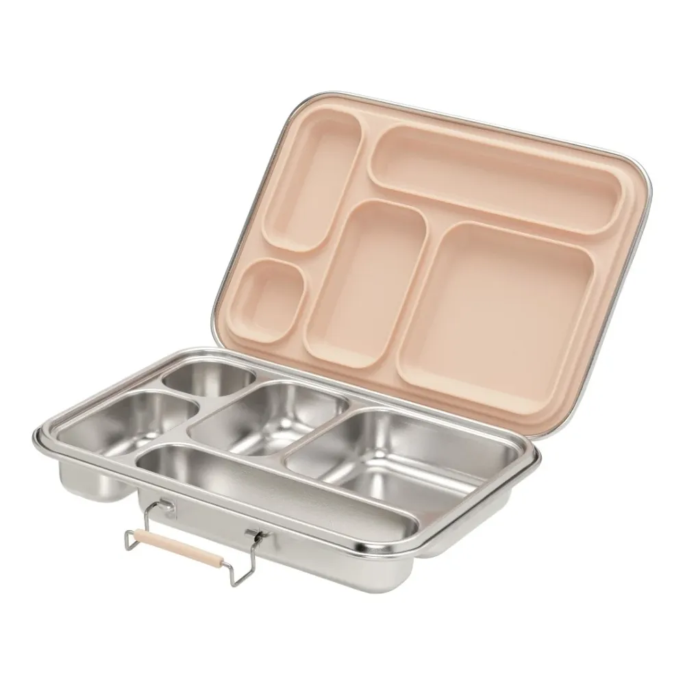 Haps Nordic - madkasse - haps box med 5 rum - blush