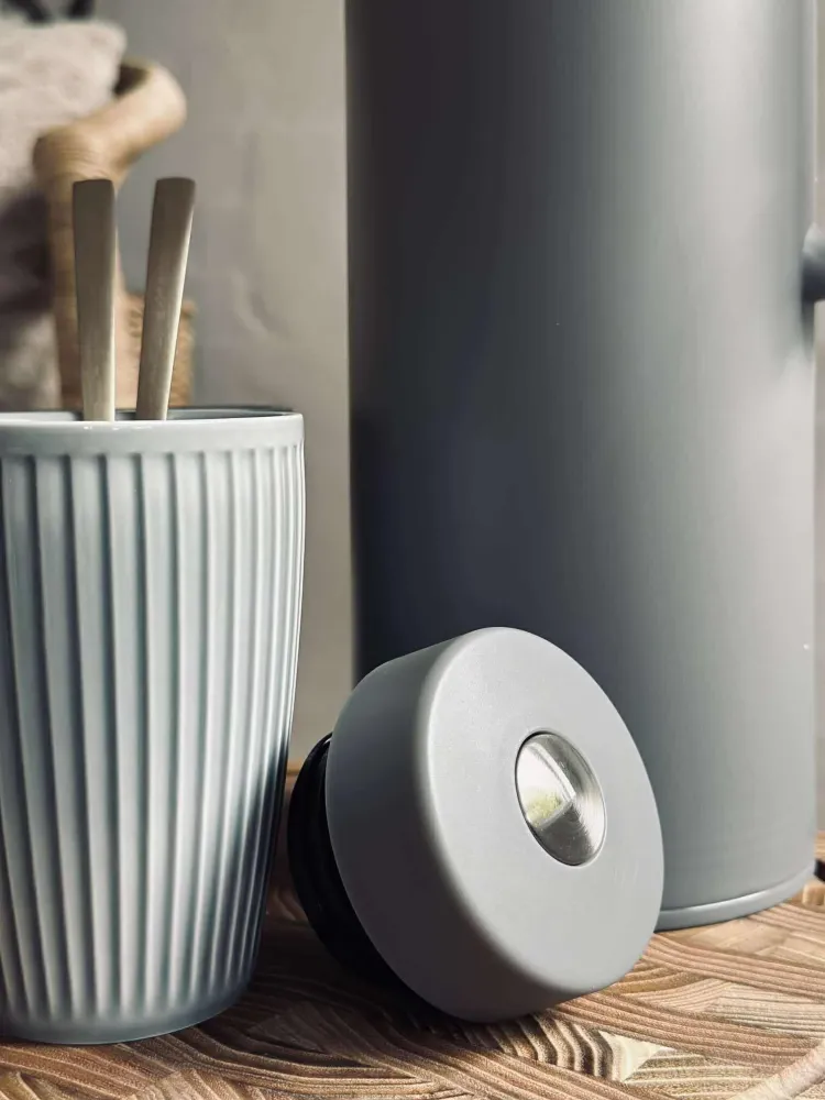 Termokande – Med trykknap funktion - 1 liter