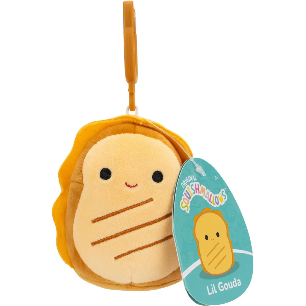 Squishmallows 9 Cm P22 Clip-on Lil Gouda Grilled Cheese