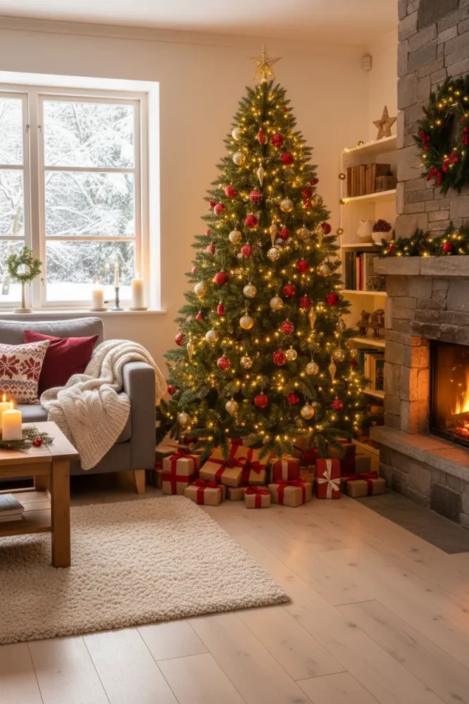 Conzept juletræ LUKSUS 120 cm simpel samling) 448 tips/grene