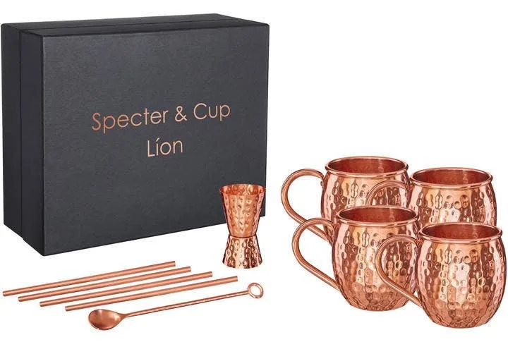 Specter & Cup - Lion - Mule Mug Set 500ml - Sæt af 4