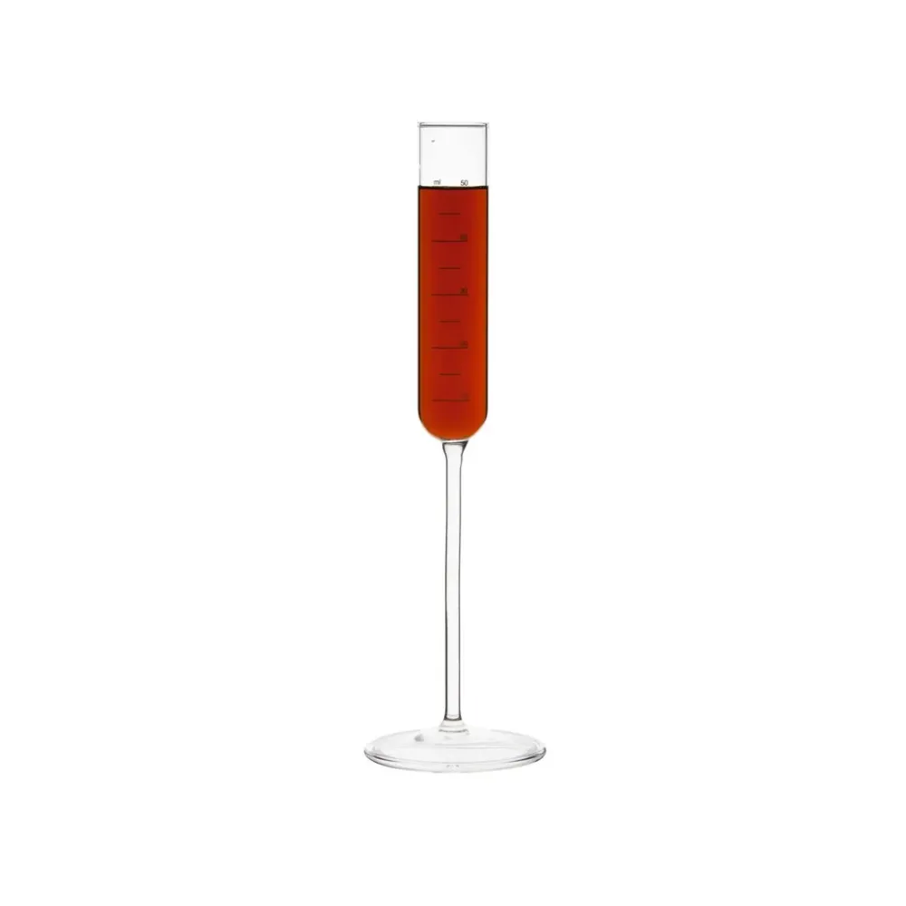 ½ Cocktail - Reagensglas med mål, 2 stk.