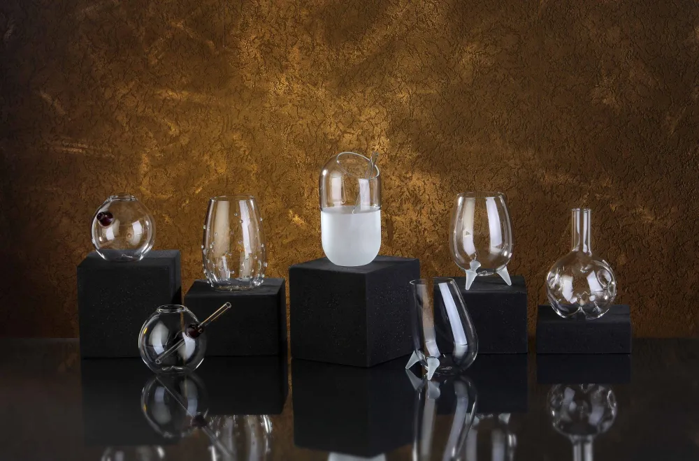 Zieher Cocktailglas - Knobbed