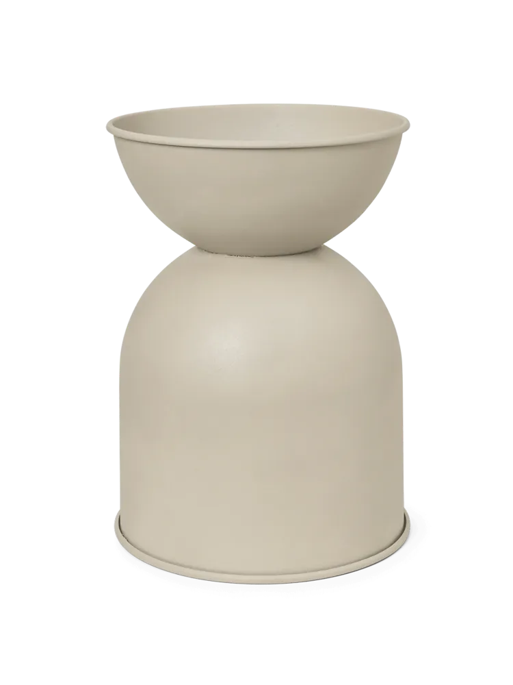 Hourglass Pot - Stor - Cashmere