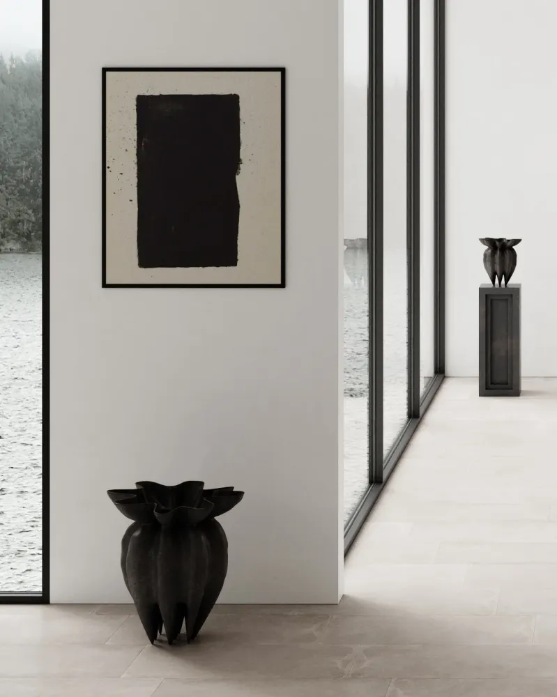 Lotus Vase - Big - Coffee