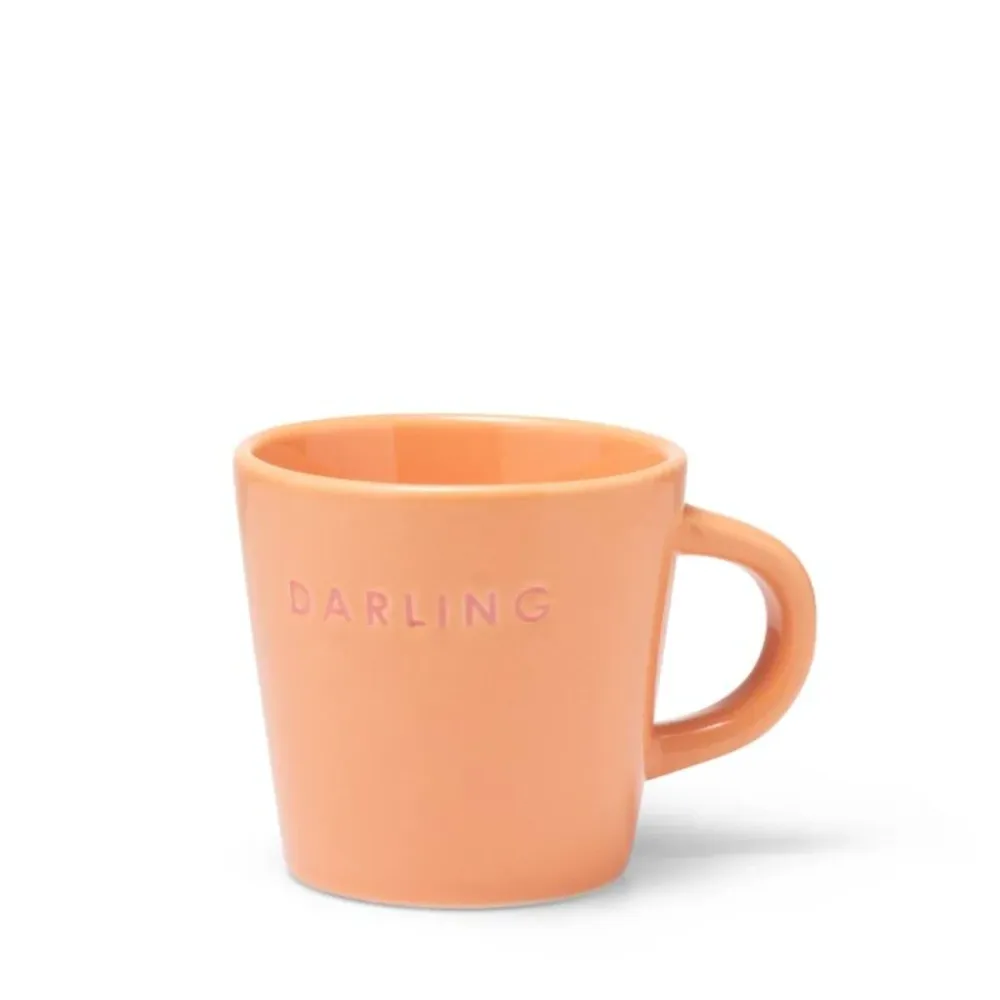 Stoneware espresso cup - DARLING orange 80ml