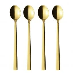 Aida CRUDE Cafe Latteske 4 stk - Guld