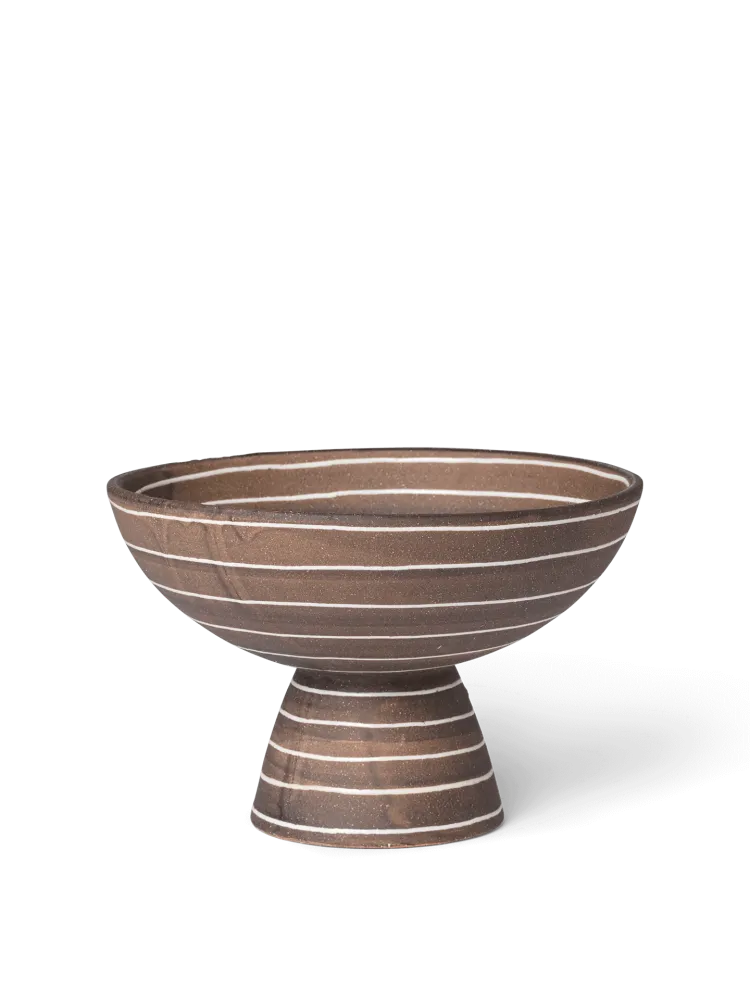 Brura Bowl - Coffee/White