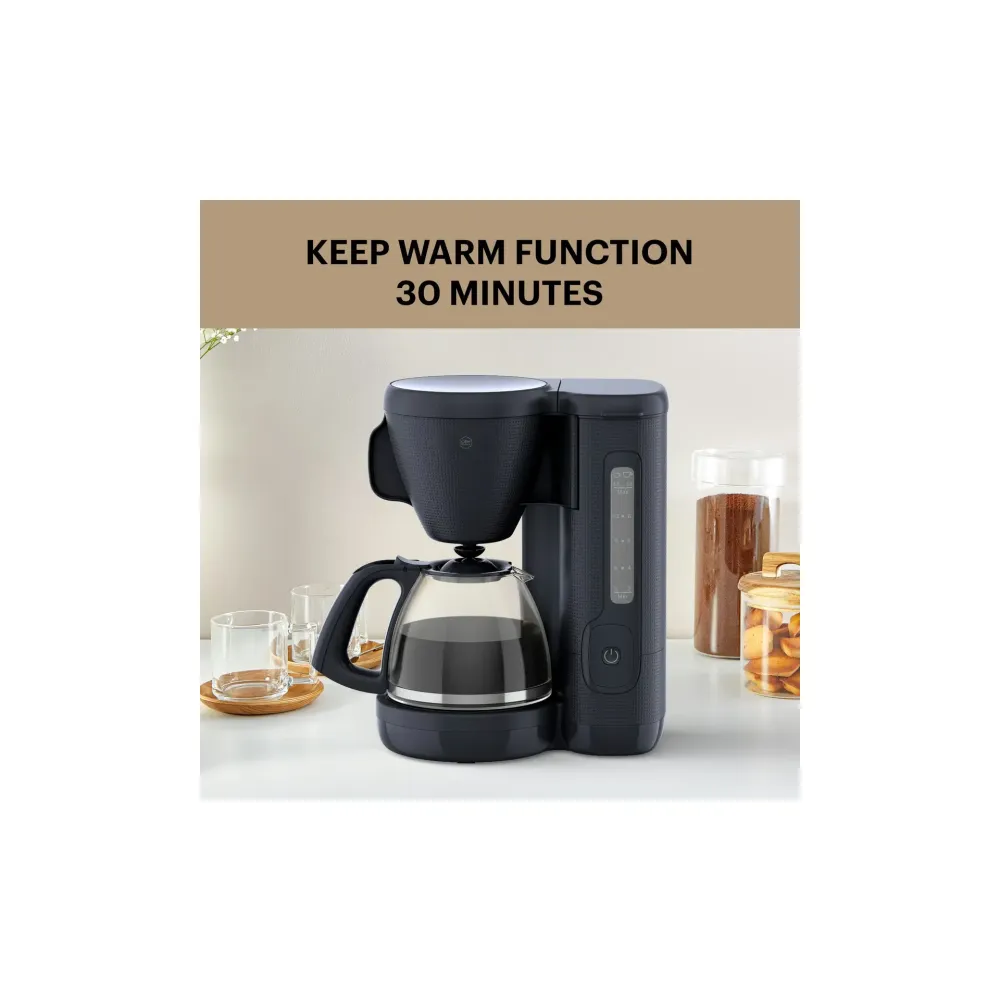 OBH Nordica - kaffemaskine Morning OP2M08S0 - Onyx
