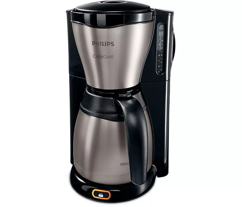 Philips HD7548/20 Café Gaia Kaffemaskine med termokande - Metallic
