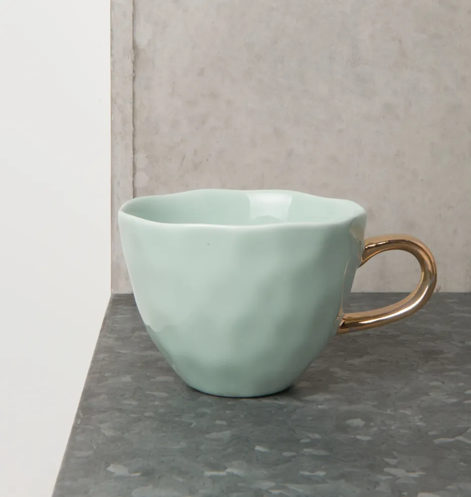 Fine Morning Cappuccino/Tea Kop - Celadon