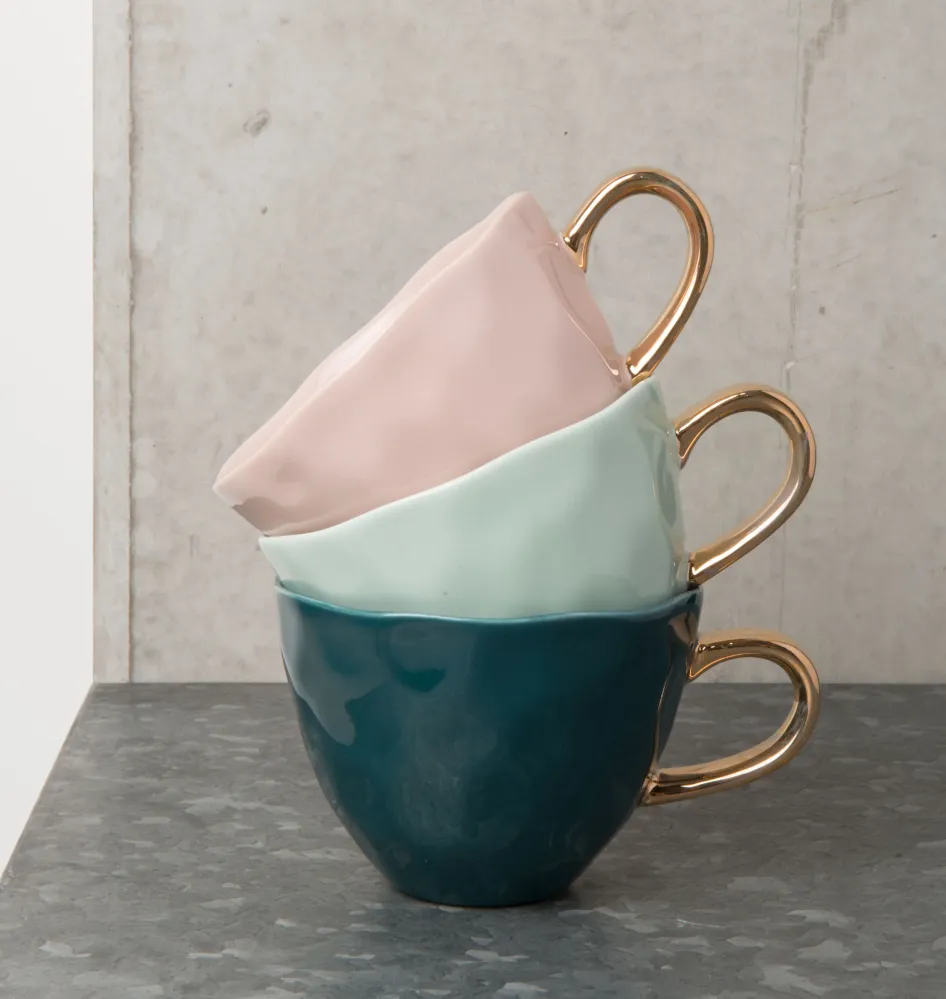 Fine Morning Cappuccino/Tea Kop - Celadon