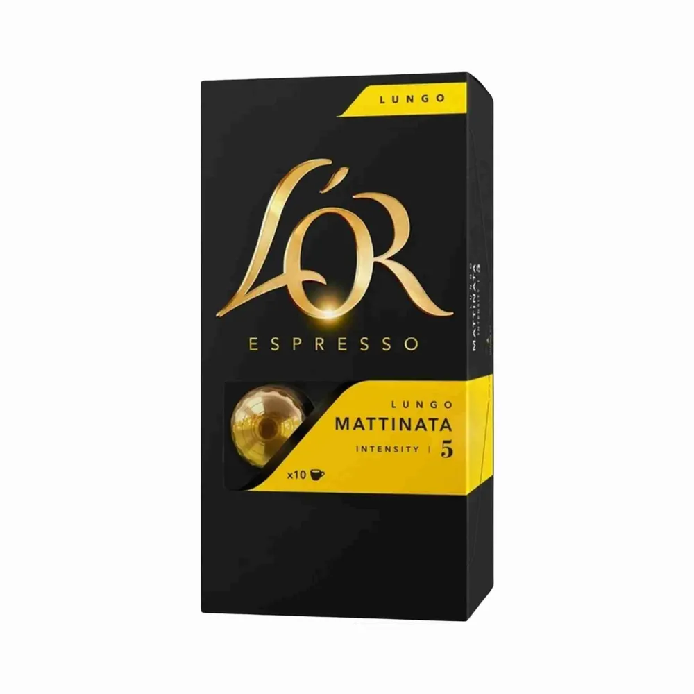 Kaffekapsler Lór Lungo Mattinata, 10 stk.