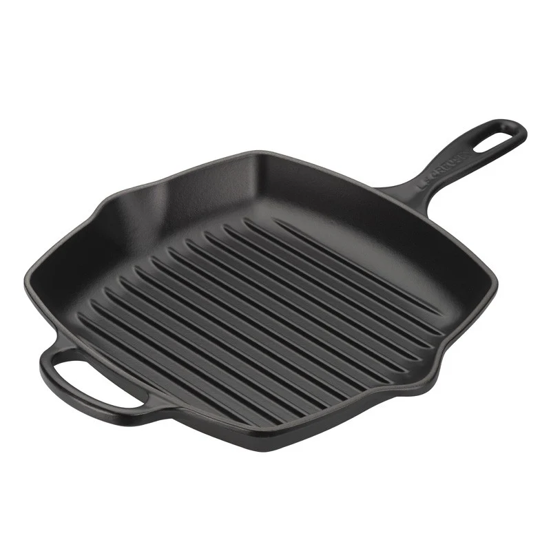Le Creuset kvadratisk grillpande 26X26 cm mat ebony