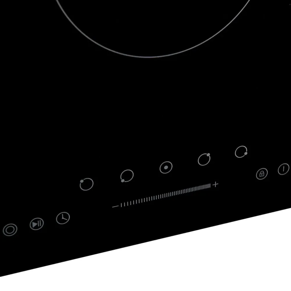 keramisk kogeplade med 5 brændere Touch Control 8500 W 90 cm