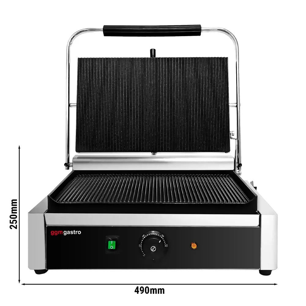 Klemgrill - 2,6 kW - Grilloverflade: 400x255mm