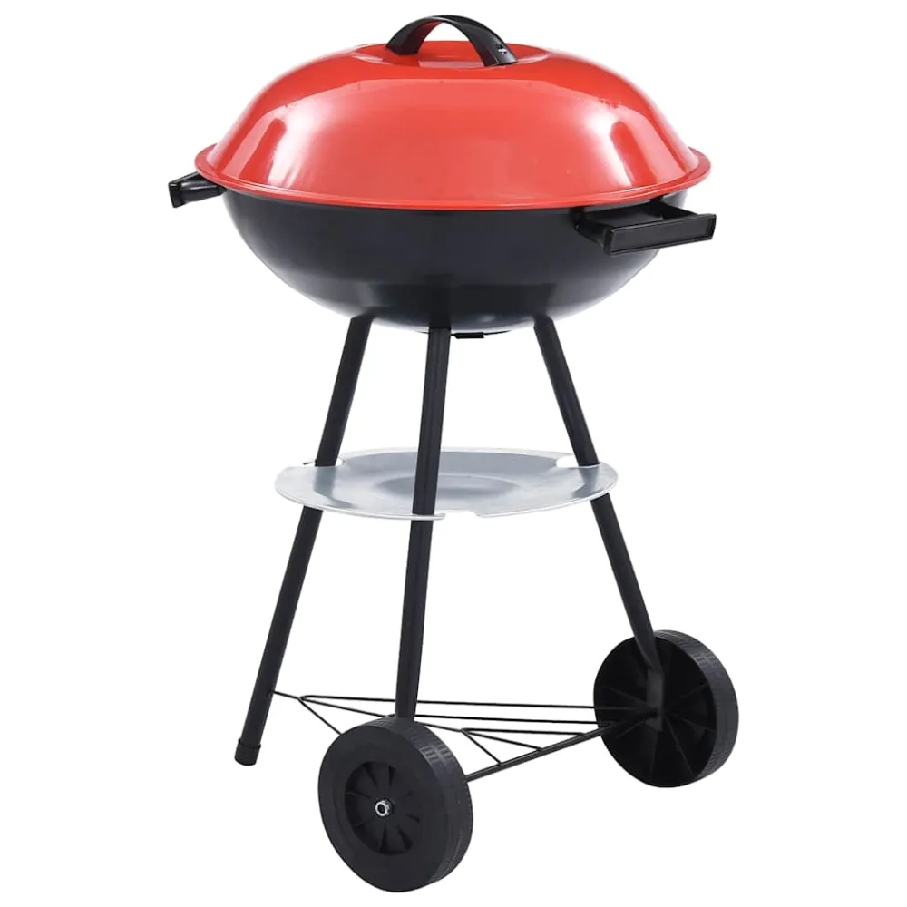 Kulgrill Med Hjul Str. Xxl Transportabel 44 Cm