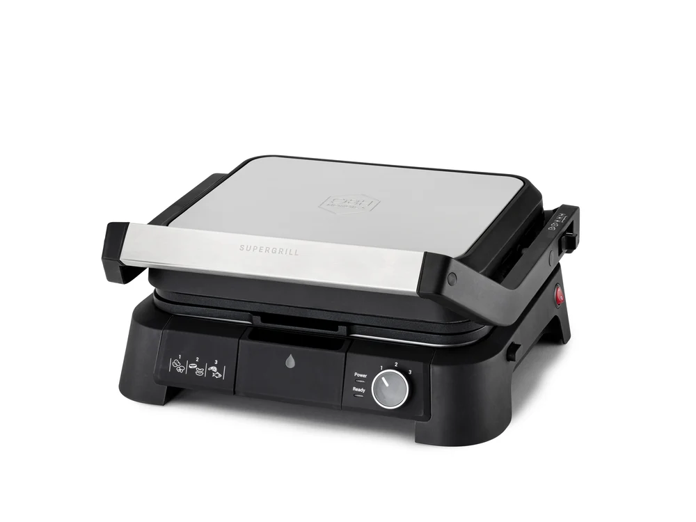 OBH Nordica - SuperGrill kontaktgrill 3-i-1 rustfrit hardened